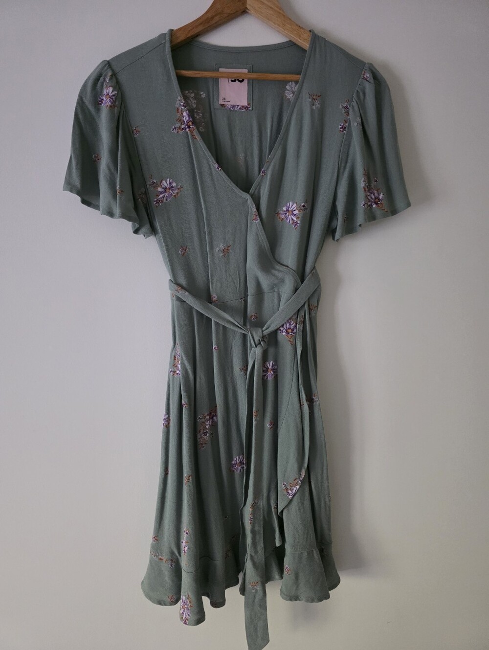 SO Floral Wrap Dress
